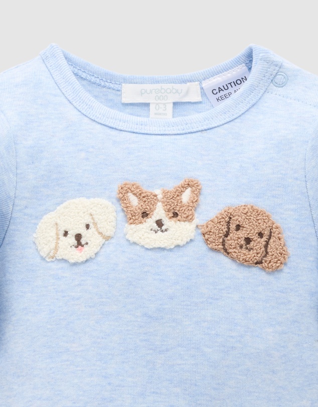 Purebaby - Applique Bodysuit-Kids-Babies