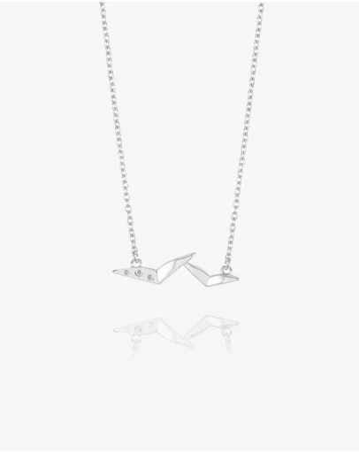 Rachel Jackson - Dreamcatcher Bird Necklace Silver