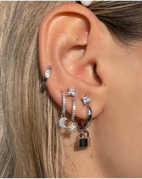 Izoa - Capri Huggie Earrings