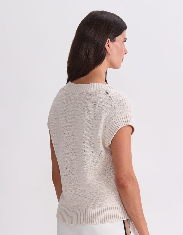 Sportscraft - Josie Tape Yarn V Neck Tank