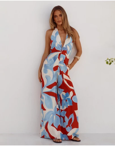 Runaway the Label - Arlette Halter Jumpsuit