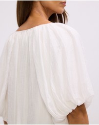 The Fated - Lila Puff Sleeve Blouse