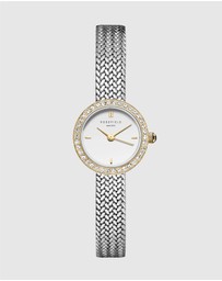 Rosefield - Mini Small Edit Crystal Duotone Watch and Earring Set
