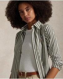 Polo Ralph Lauren - Striped Knit Oxford Cotton Shirt