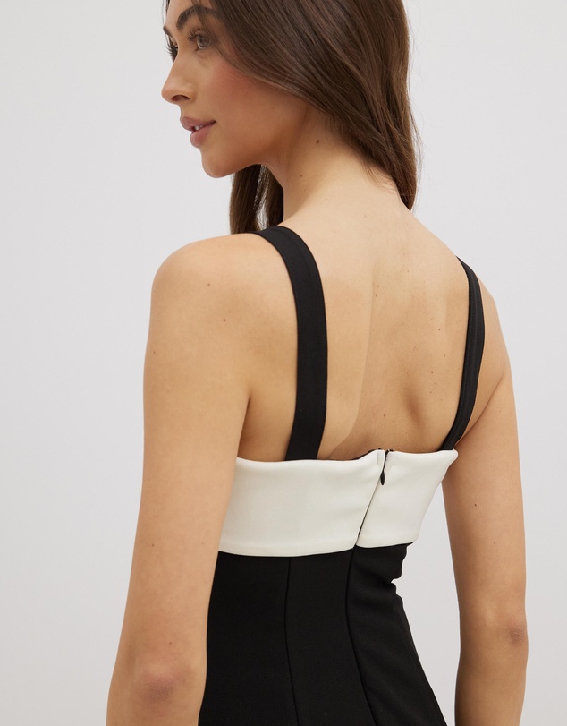 Dazie - Living Life Two Tone Midi Dress