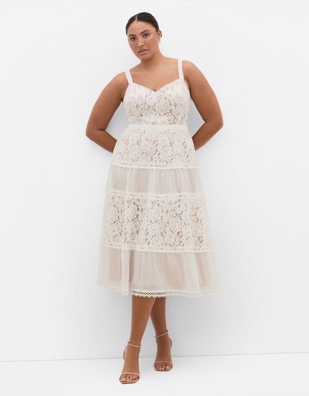 Rosalyn Lace Dress by City Chic Online | THE ICONIC | Australia