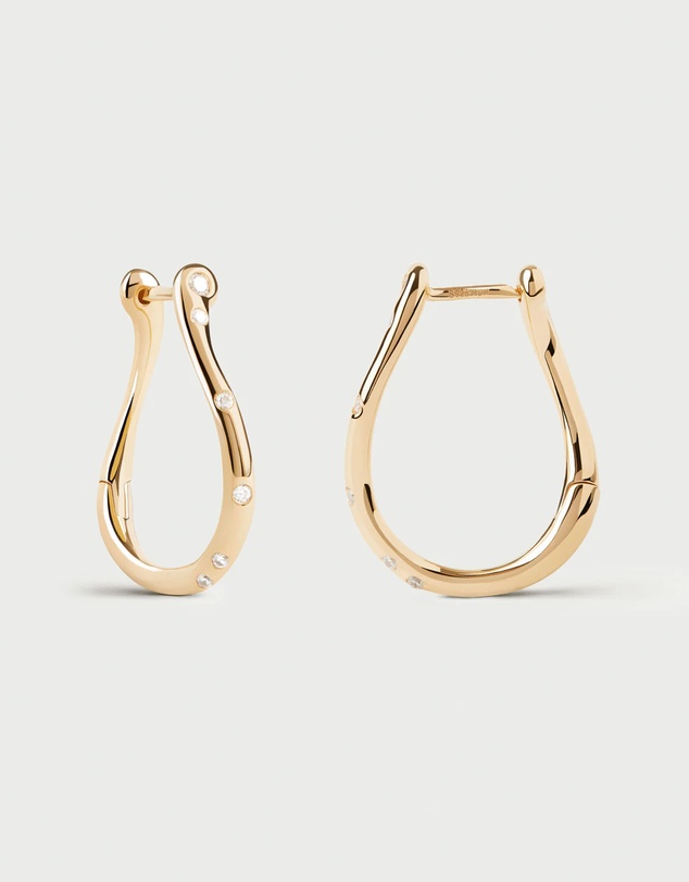 PDPAOLA - Air Mini Gold Hoop Earrings