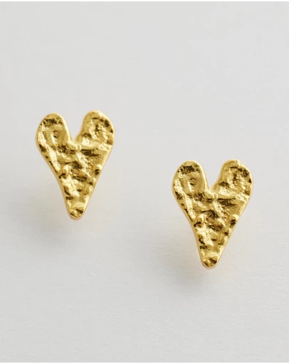 Native Sol - Rivellia Heart Earrings