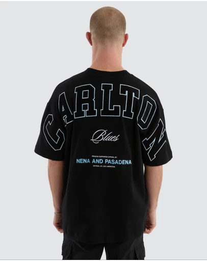 Nena & Pasadena - Carlton Stadium Loopbk Tee