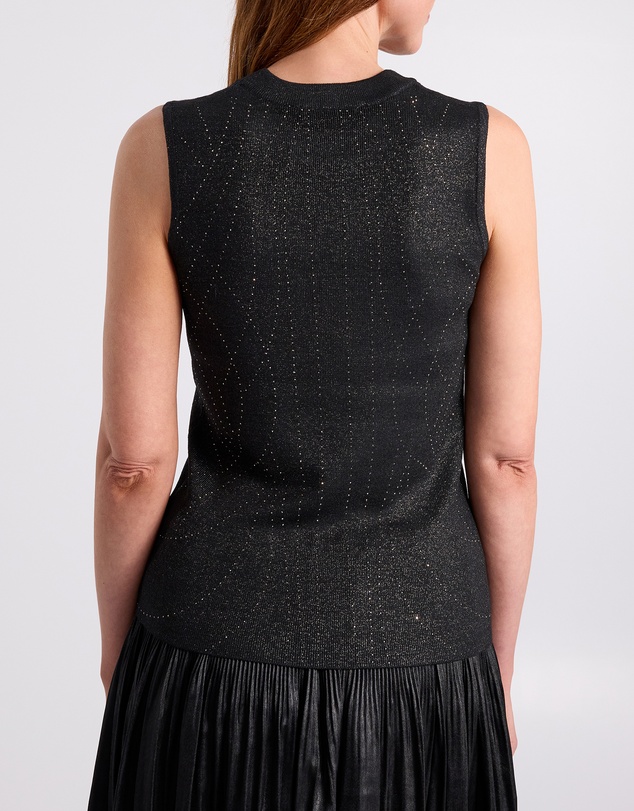 David Lawrence - Grace Diamonte Knit Top