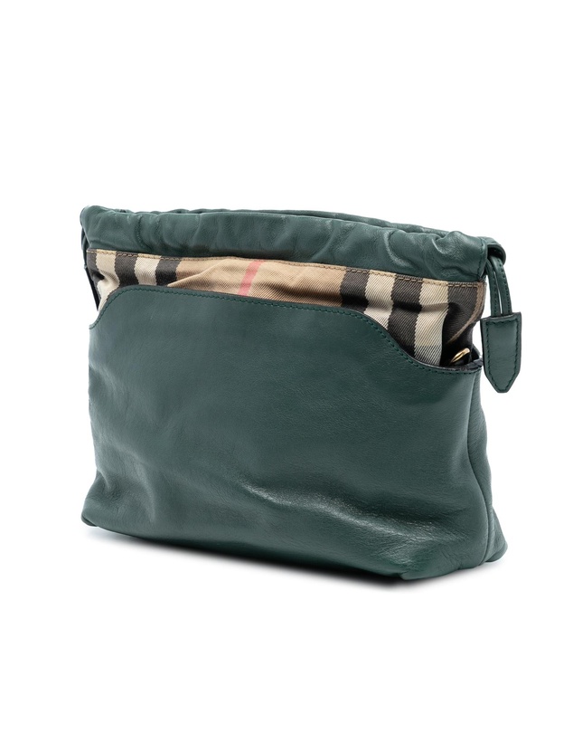 Pre-Loved by Azura Reborn - Pre-Loved House Check Canvas and Calfskin Little Crush Crossbody