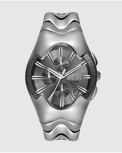 Diesel - Mercurial Silver Tone Chronograph Watch