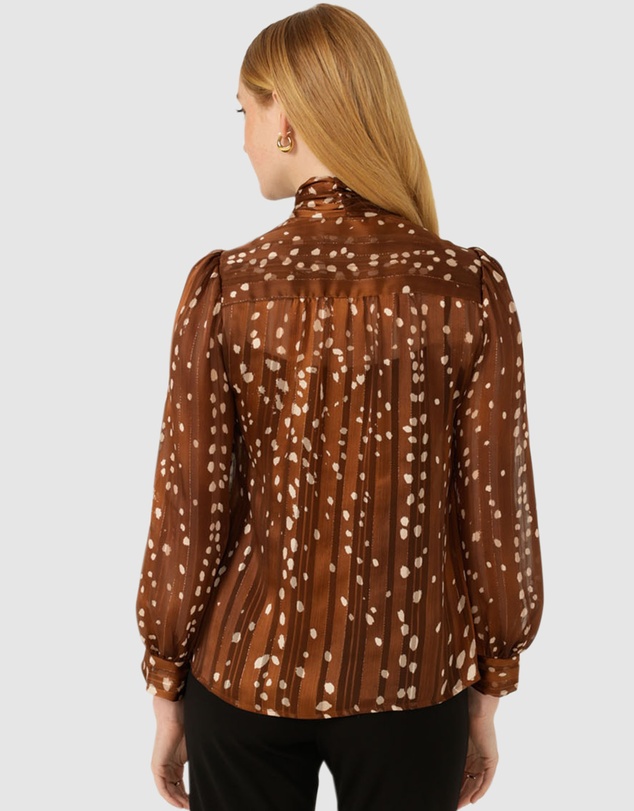SACHA DRAKE - Hazel Tie Front Blouse