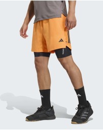 adidas Performance - D4T PrimeLift 3 STRIPES SHORTS Mens