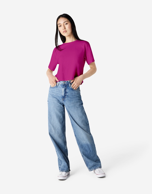American Apparel - Women's Fine Jersey Boxy T-Shirt