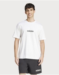 adidas Sportswear - Essentials Linear Single Jersey Tee Mens