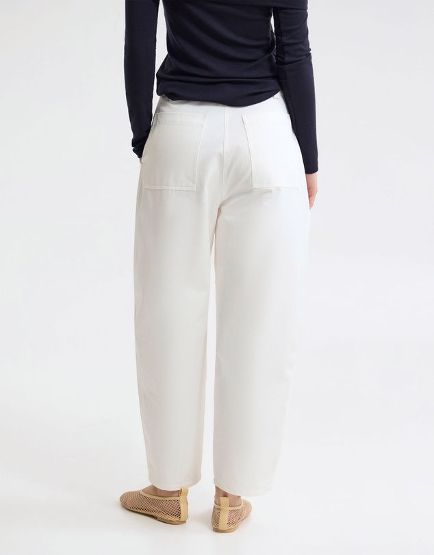 Oxford - Etta Barrel Leg Cotton Pant