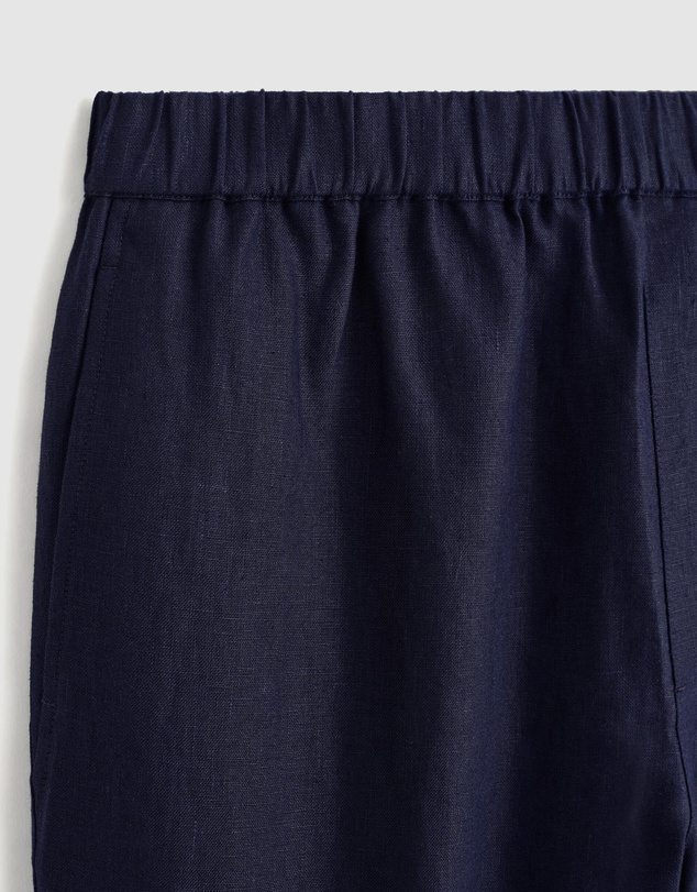COS - Elasticated Linen Regular-Fit Tapered Trousers