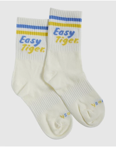 Skwosh - Easy Tiger Kids Socks in Multi Stripe