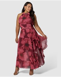 Pink Dusk by Curve Project - Kiss Kiss Maxi Dress