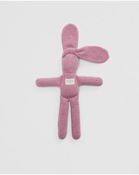Country Road - Organically Grown Cotton Blend Rib Stripe Bunny