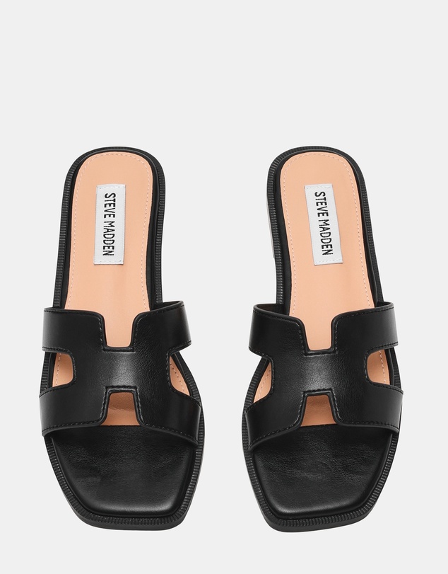 Steve Madden - Haileyy Black Sandals