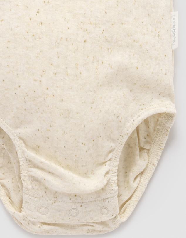Purebaby - Appliqued Bodysuit -Kids-Babies