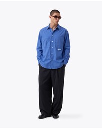 Zanerobe - Business LS Shirt Chalk Blue