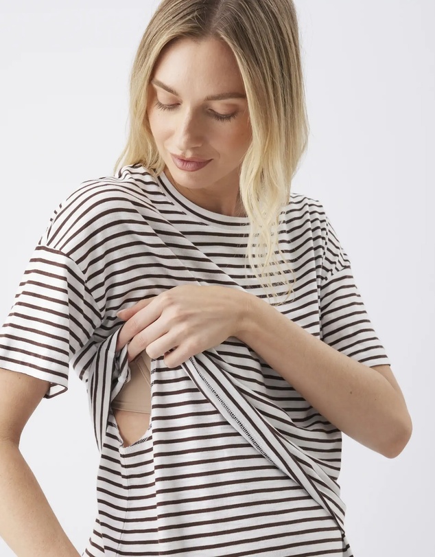 Ripe Maternity - Claudette Nursing Tee