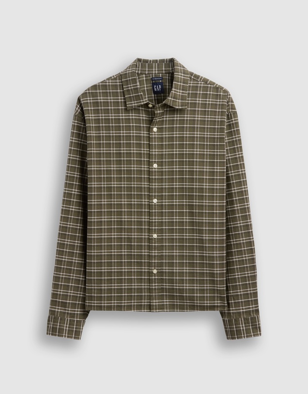 GAP - LS Cropped Oxford Shirt