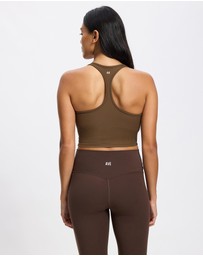 AVE Active - Ribbed Racer Crop Tank