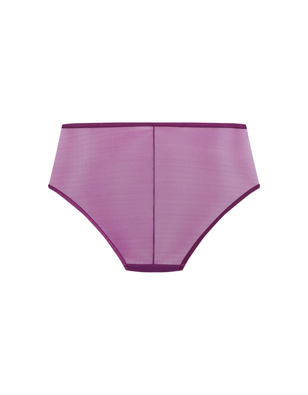 City Chic - Plus size Ingrid Cheeky Brief - purple iris