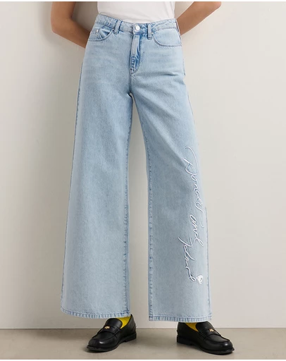 Karl Lagerfeld - KL x Disney Wide Leg Jeans