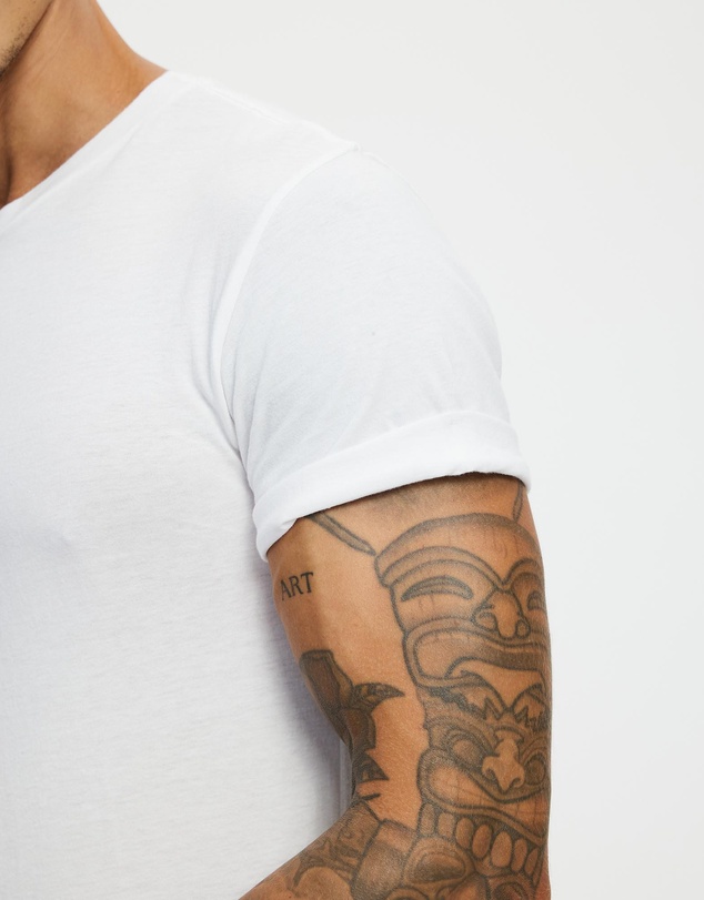Surrounded By Ghosts - Onyx Slim Cotton T-Shirt