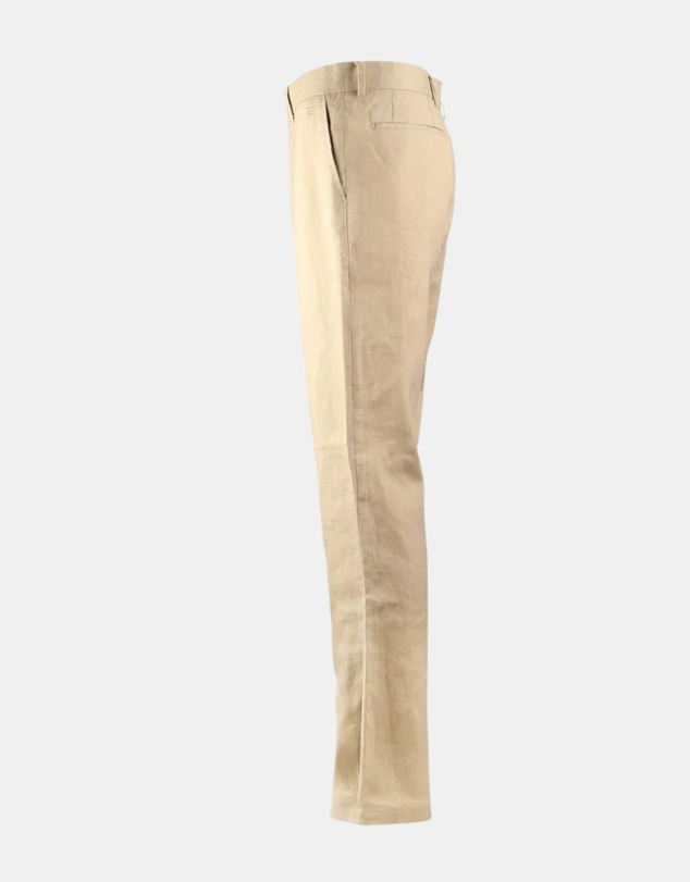 Henry Bucks - HENRY Linen Tailored Chino BEIGE