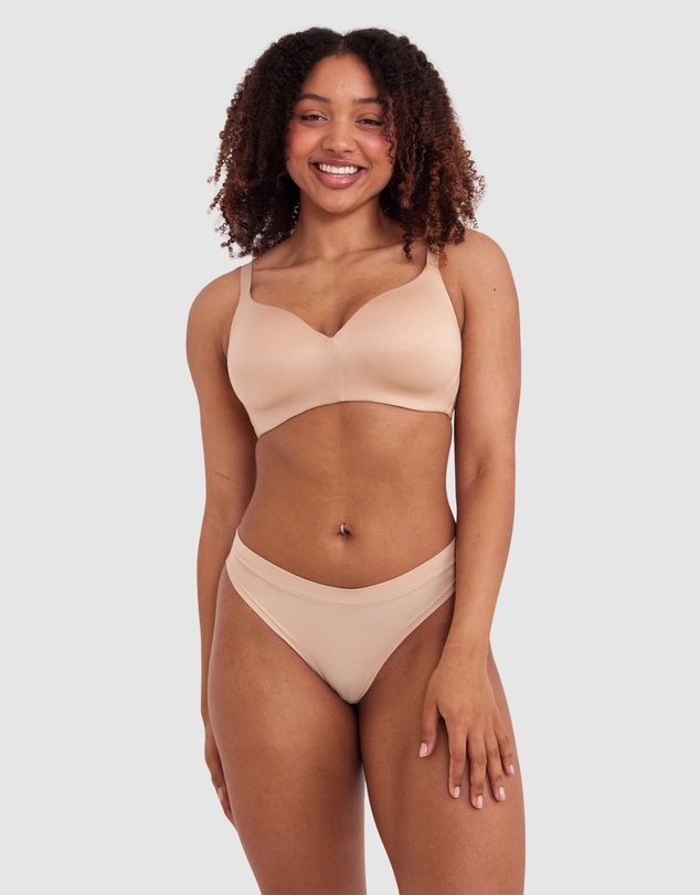 Bras N Things - Body Bliss V-String Knicker - Nude