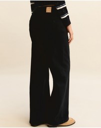 Emme - Navy Straight Trousers