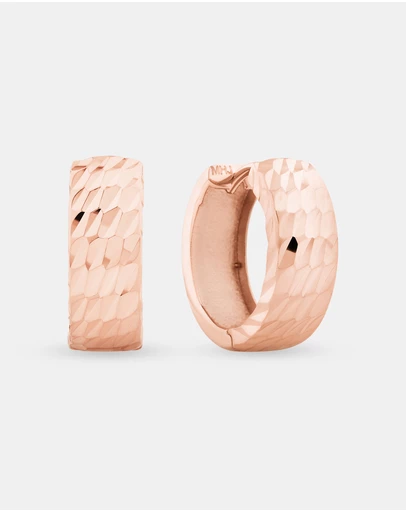 Michael Hill - 11mm Huggie Earrings in 10kt Rose Gold