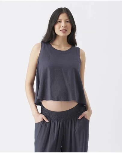 Ripe Maternity - Gillian Linen Nursing Top