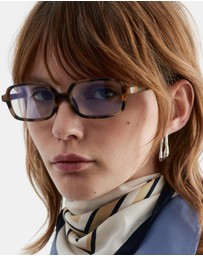 & Other Stories - Elongated Rectangular-Frame Sunglasses
