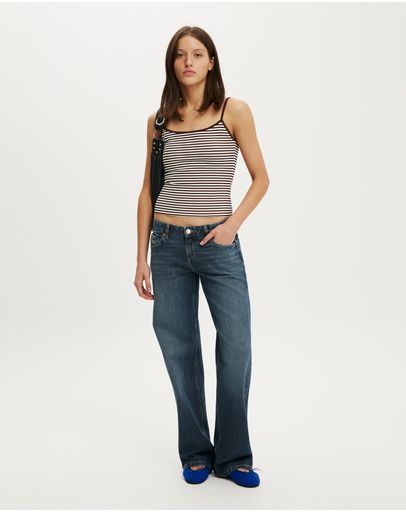 MADI STRIPE WHITEDARK OAK