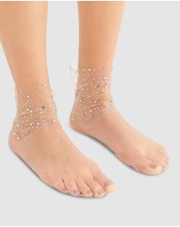 High Heel Jungle - Crystal Lace Sock