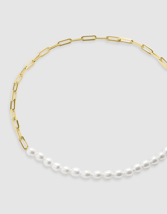CA Jewellery - Pearl Necklace Gold
