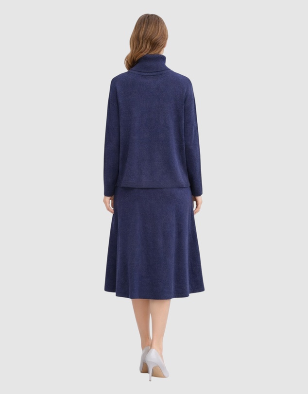 Honey and Beau - High Neck Knit
