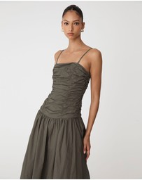 Forcast - Cathy Cotton Modal Midi Dress