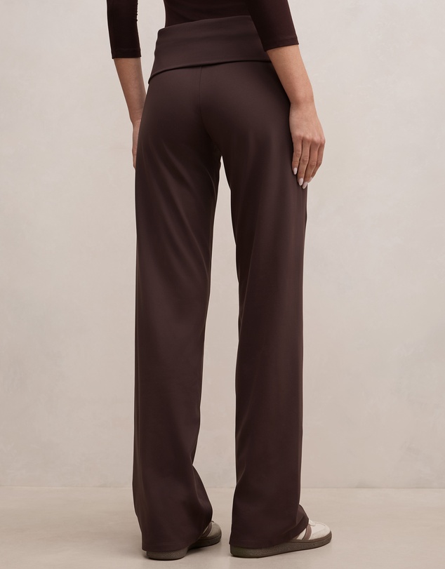 Forever New - Wren Fold Waist Wide Leg Pants