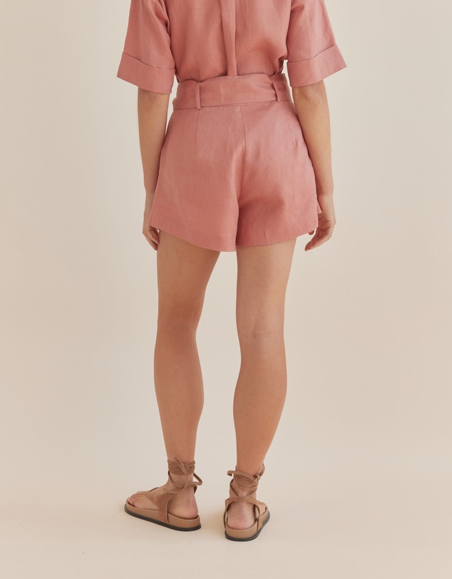 Amelius - Maelle Belted Linen Short