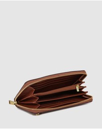 Fossil - Logan Brown Zip Clutch