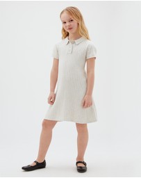 Calvin Klein Jeans - Girls Rib Polo Dress