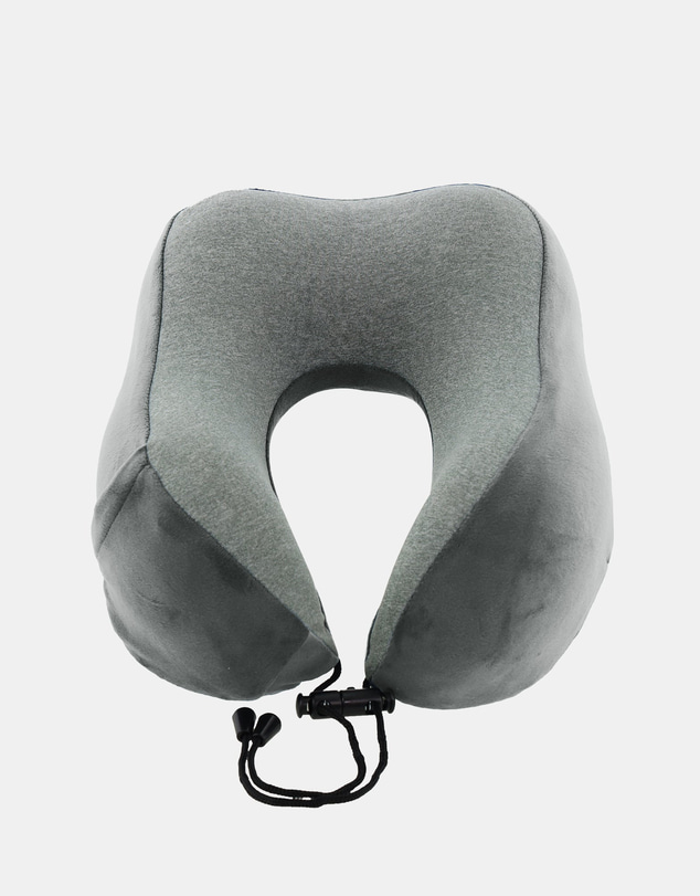 Milleni - Milleni Travel Memory Foam Neck Pillow in Grey